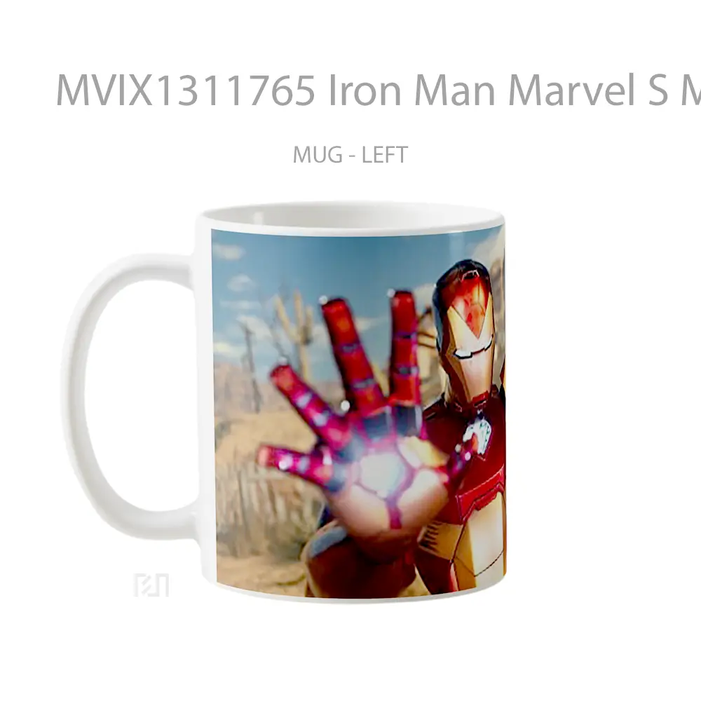 Mug Iron Man Marvel S Midnight Suns Gelas Superhero - All-side / Desain