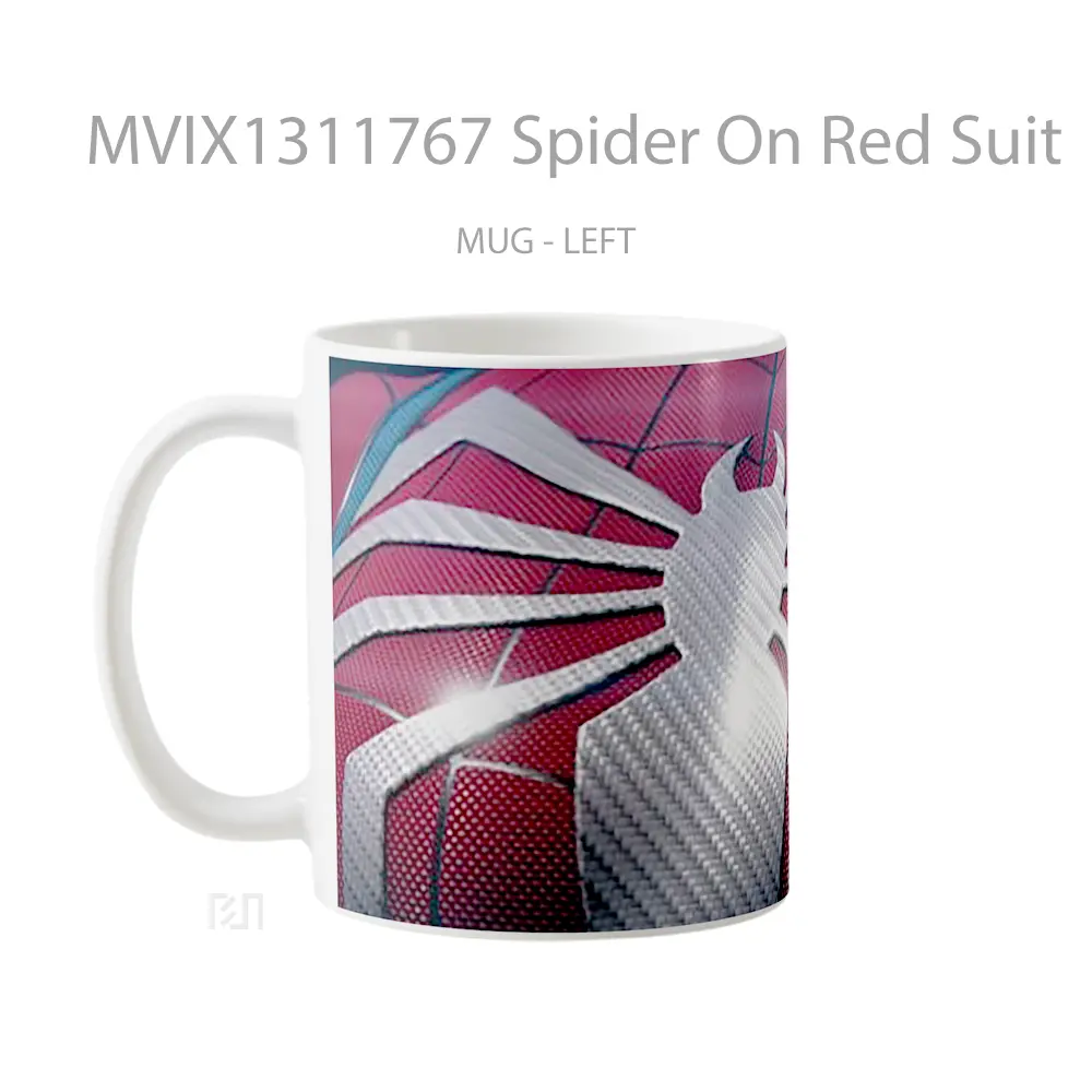 Mug Spider On Red Suit Gelas Keramik Unik - All-side / Desain