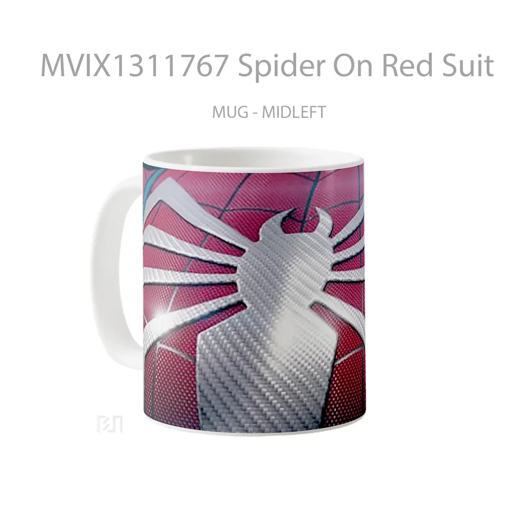 Mug Spider On Red Suit Gelas Keramik Unik - All-side / Desain