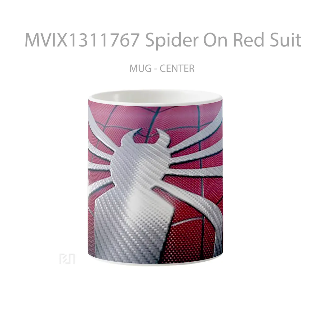 Mug Spider On Red Suit Gelas Keramik Unik