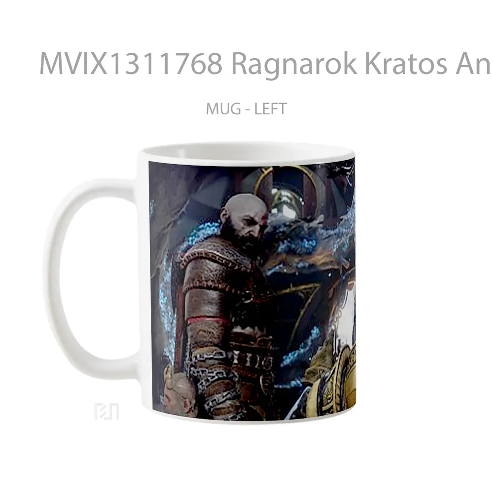 Mug Ragnarok Kratos And Atreus God Of War Gelas Keramik Unik - All-side / Desain