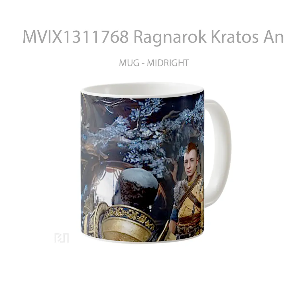 Mug Ragnarok Kratos And Atreus God Of War Gelas Keramik Unik - All-side / Desain