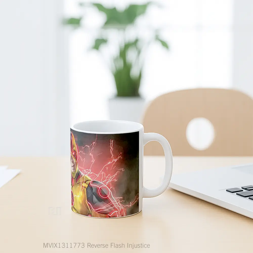 Mug Reverse Flash Injustice Gelas Superhero - All-side / Desain