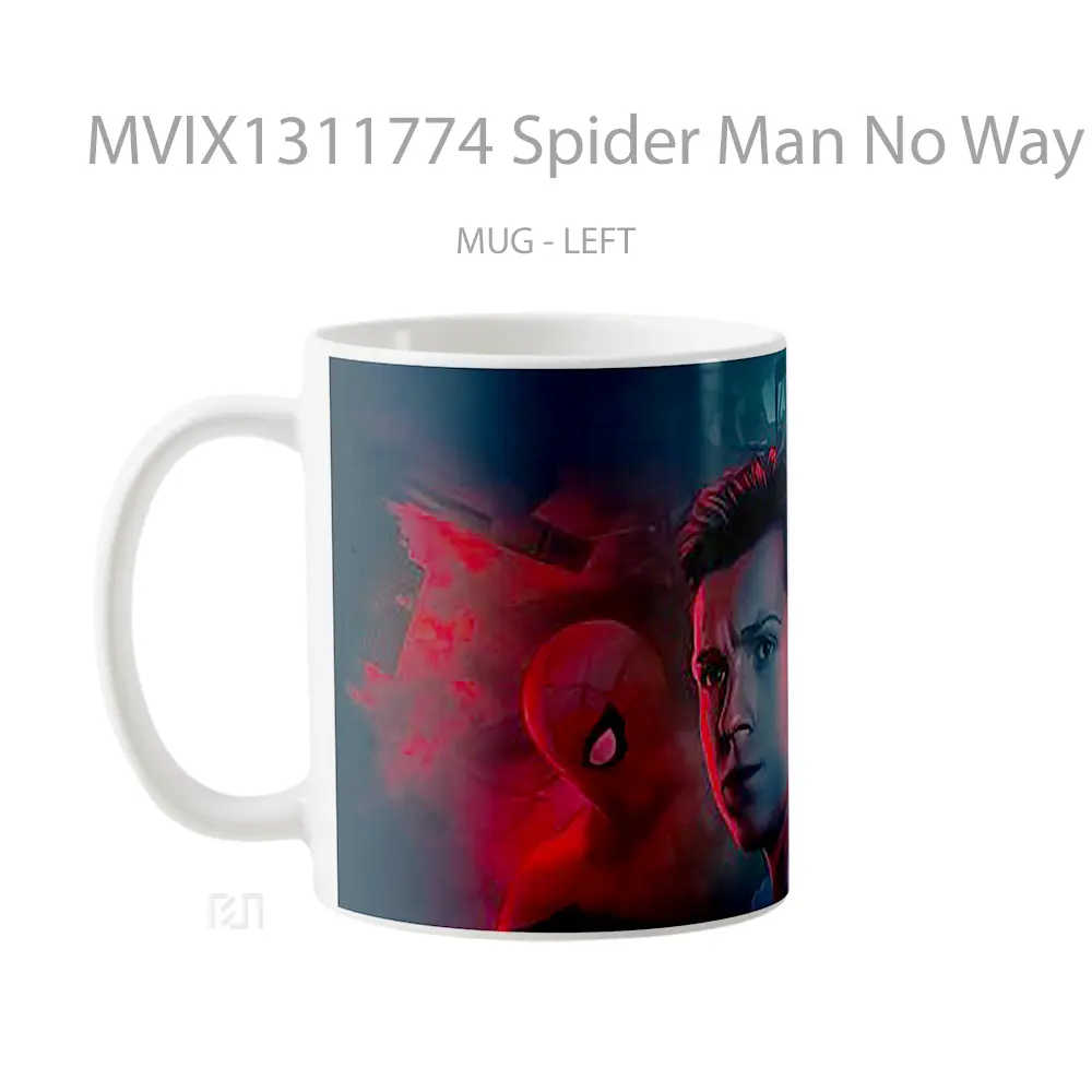 Mug Spider Man No Way Home Fanmade Gelas Superhero - All-side / Desain