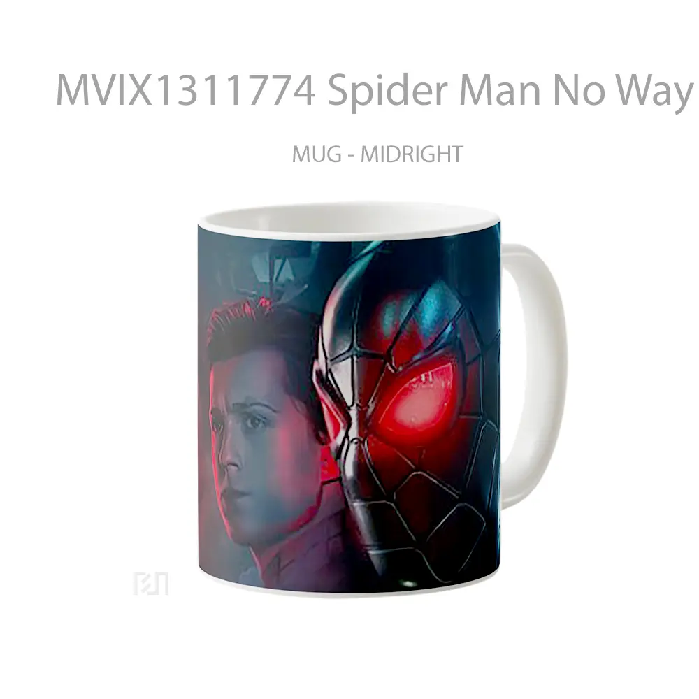 Mug Spider Man No Way Home Fanmade Gelas Superhero - All-side / Desain