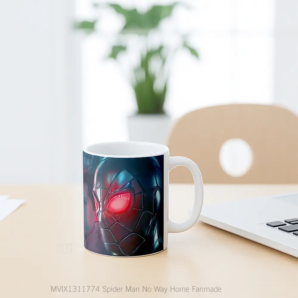 Mug Spider Man No Way Home Fanmade Gelas Superhero - All-side / Desain