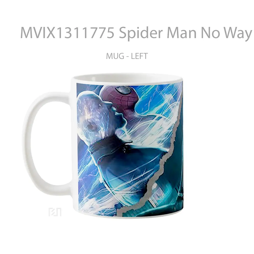 Mug Spider Man No Way Home Fanmade Poster Gelas Superhero - All-side / Desain