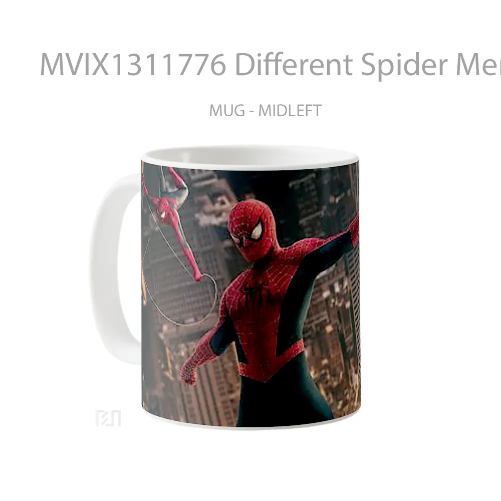 Mug Different Spider Men Gelas Keramik Unik - All-side / Desain