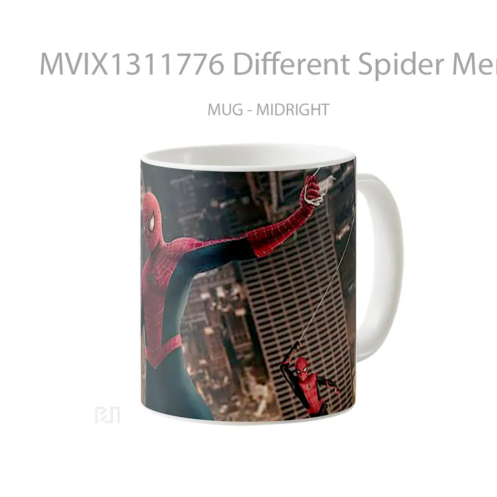 Mug Different Spider Men Gelas Keramik Unik - All-side / Desain