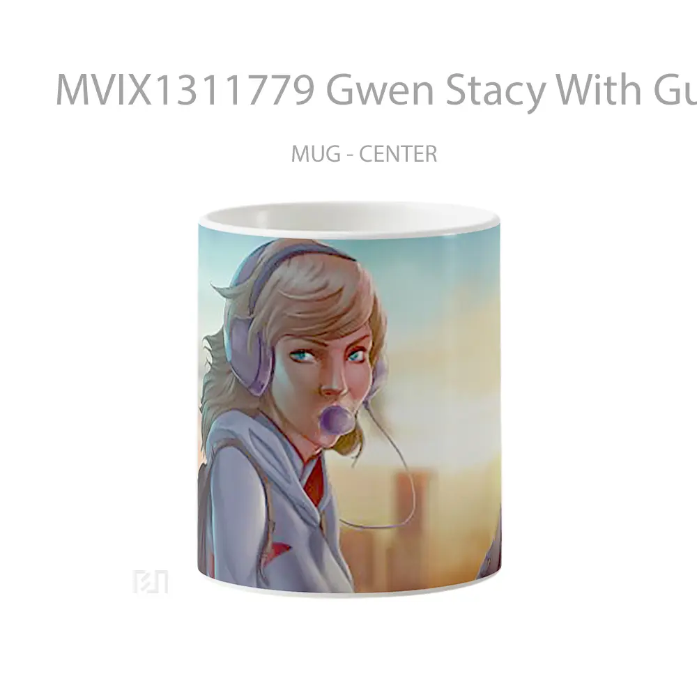 Mug Gwen Stacy With Gum Gelas Superhero