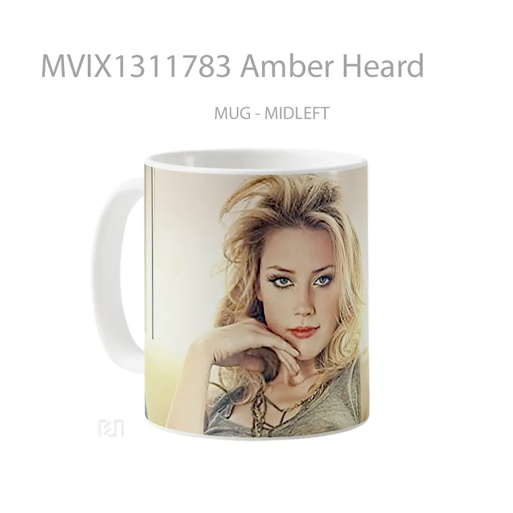 Mug Amber Heard Gelas Keramik Unik - All-side / Desain