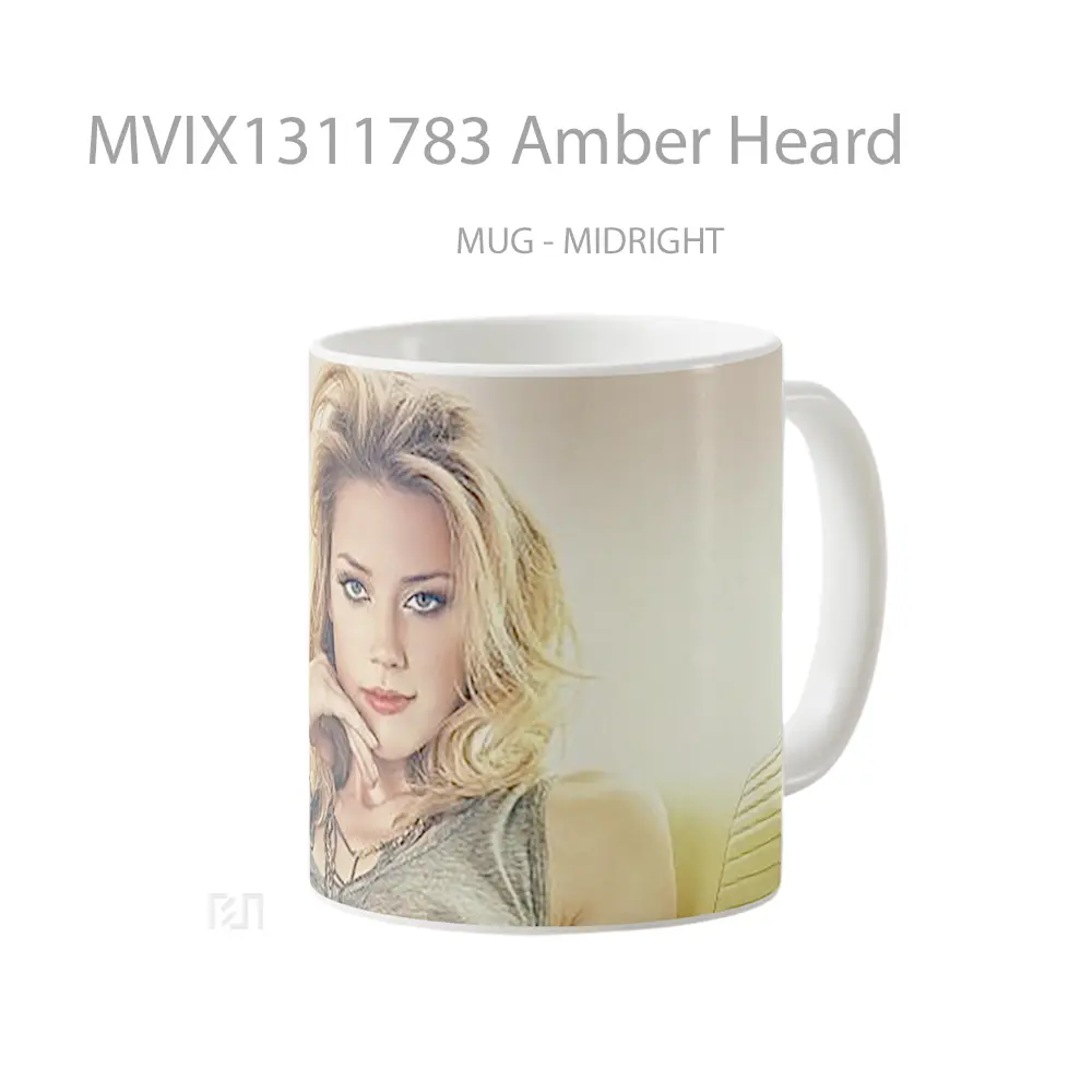 Mug Amber Heard Gelas Keramik Unik - All-side / Desain