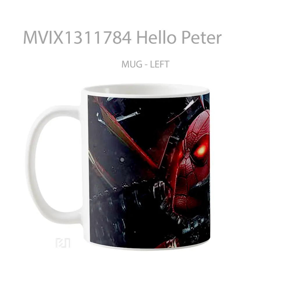 Mug Hello Peter Gelas Keramik Unik - All-side / Desain