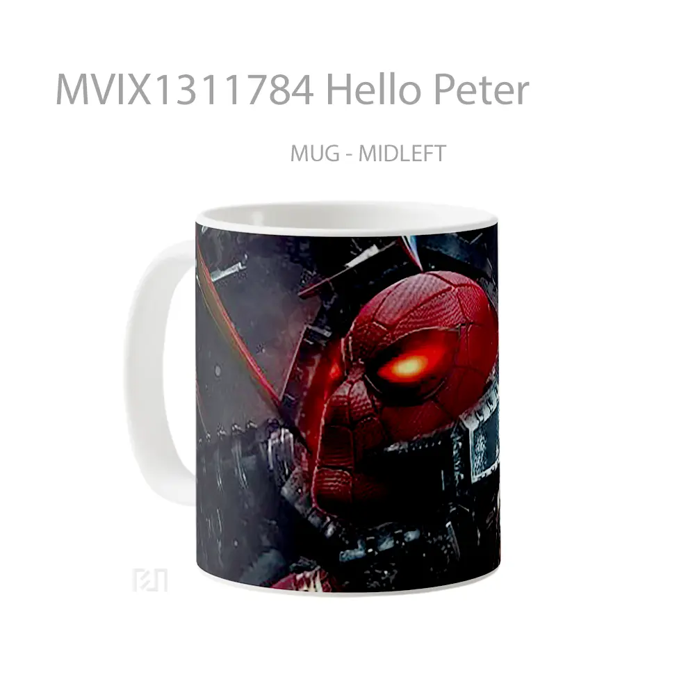 Mug Hello Peter Gelas Keramik Unik - All-side / Desain