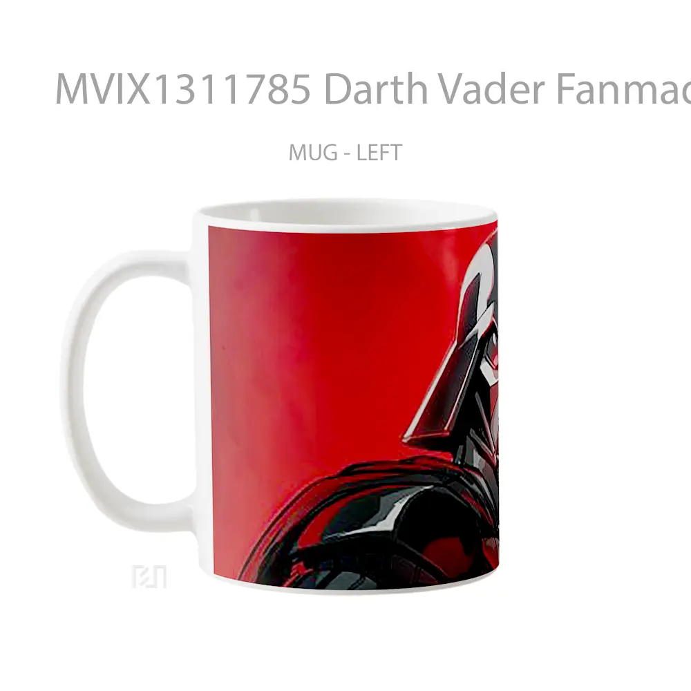 Mug Darth Vader Fanmade Gelas Star Wars - All-side / Desain