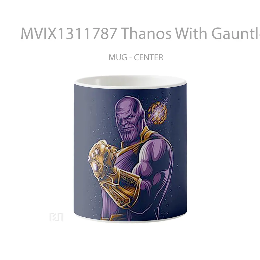 Mug Thanos With Gauntlet Gelas Keramik Unik