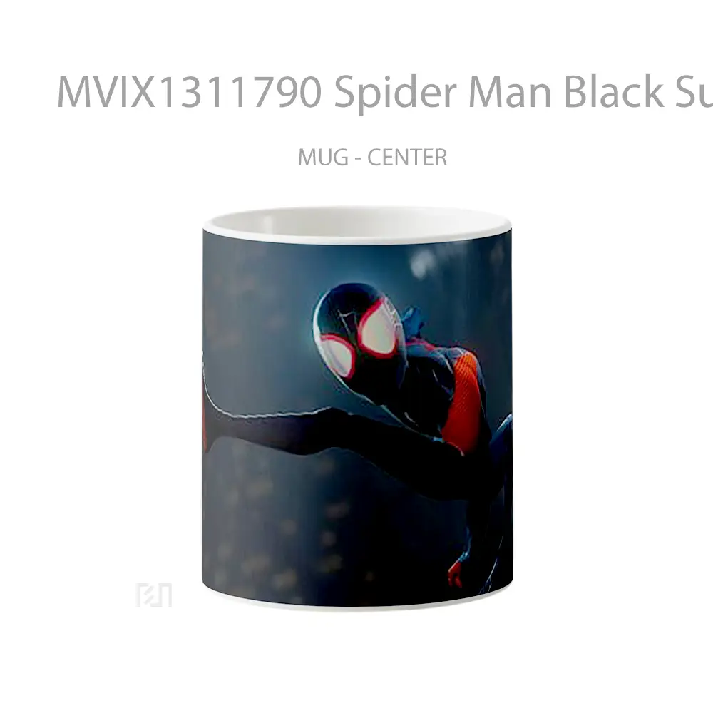Mug Spider Man Black Suit Remastered Gelas Superhero