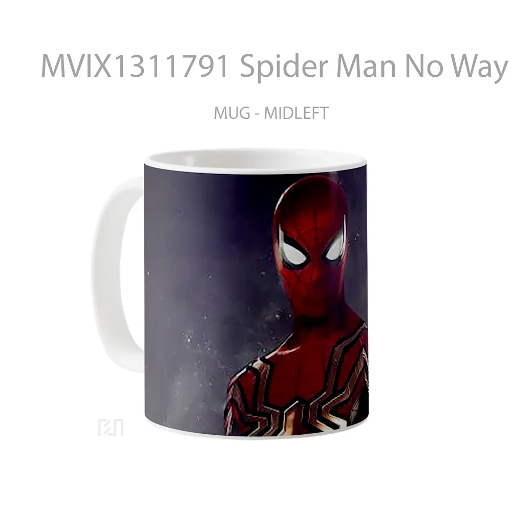 Mug Spider Man No Way Home Integrated Suit Gelas Superhero - All-side / Desain
