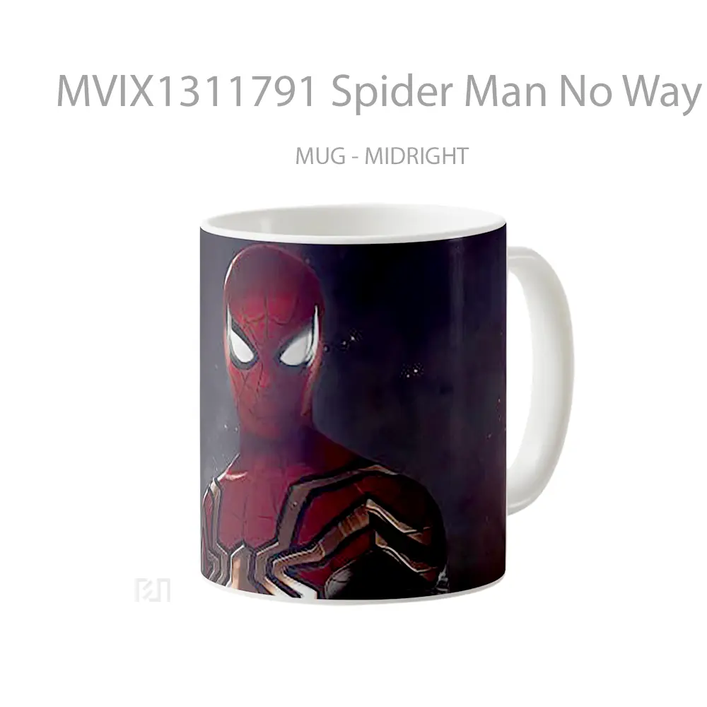 Mug Spider Man No Way Home Integrated Suit Gelas Superhero - All-side / Desain