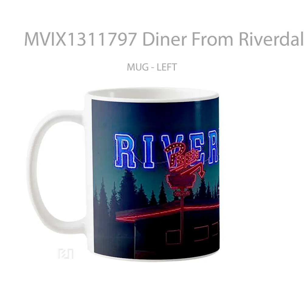 Mug Diner From Riverdale Gelas Keramik Unik - All-side / Desain
