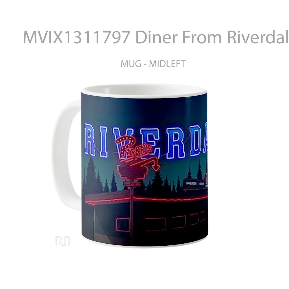 Mug Diner From Riverdale Gelas Keramik Unik - All-side / Desain
