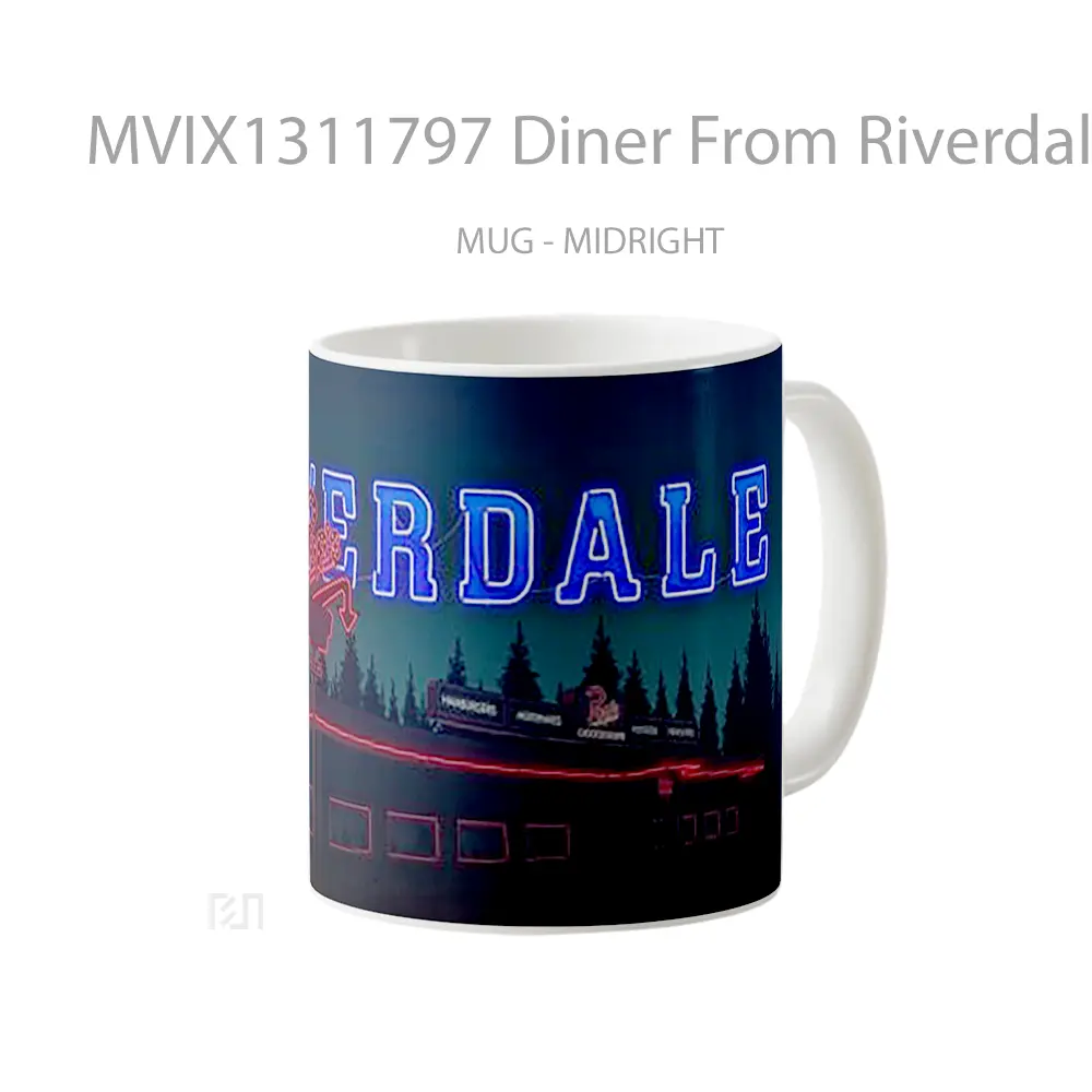 Mug Diner From Riverdale Gelas Keramik Unik - All-side / Desain