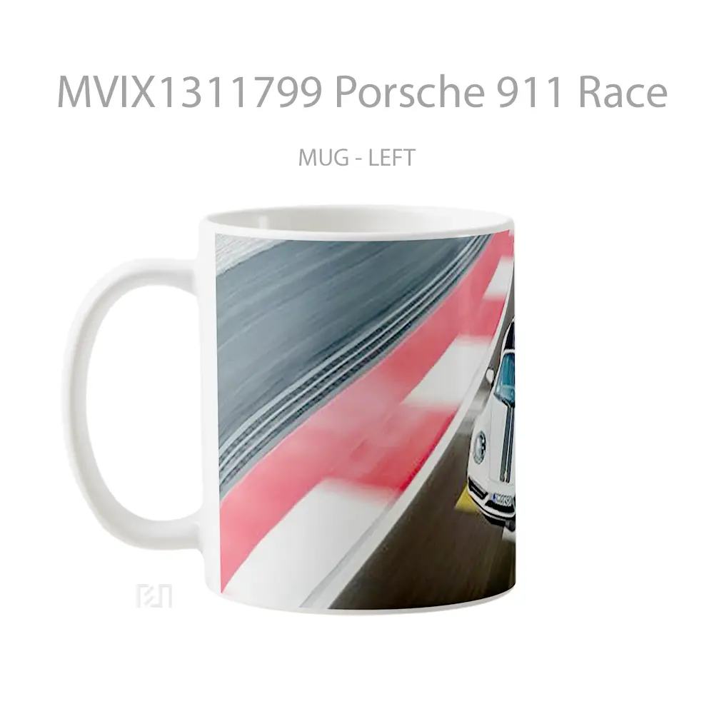 Mug Porsche 911 Race Cangkir Mobil - All-side / Desain