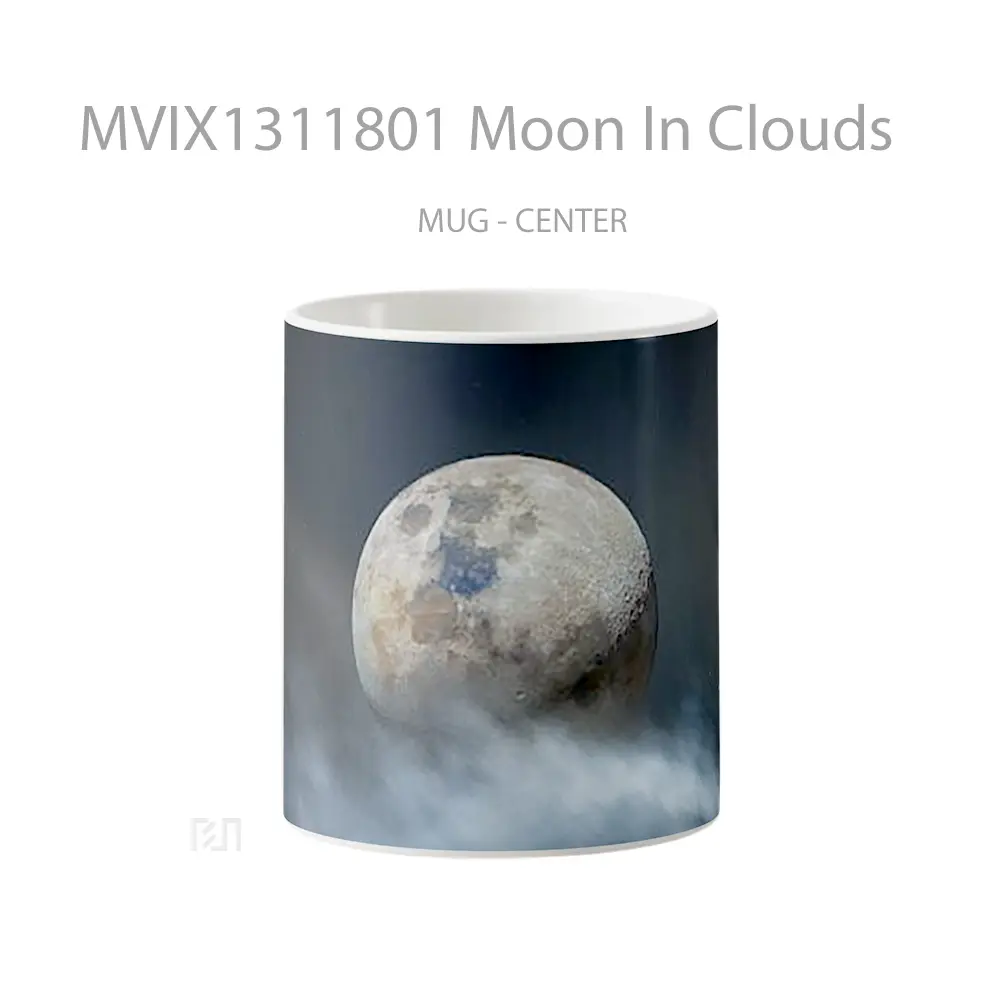 Mug Moon In Clouds Gelas Pemandangan Alam
