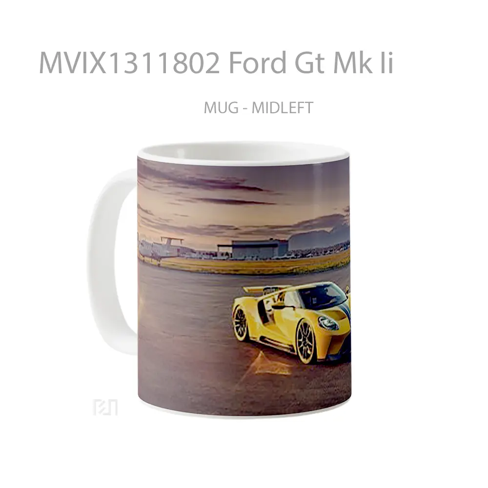 Mug Ford Gt Mk Ii Cangkir Mobil - All-side / Desain