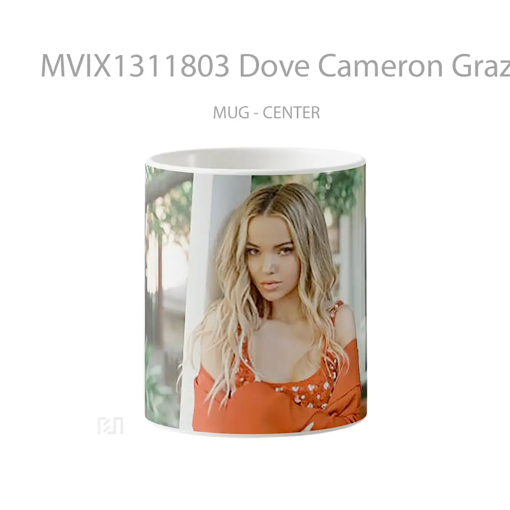 Mug Dove Cameron Grazia Photoshoot Gelas Keramik Unik
