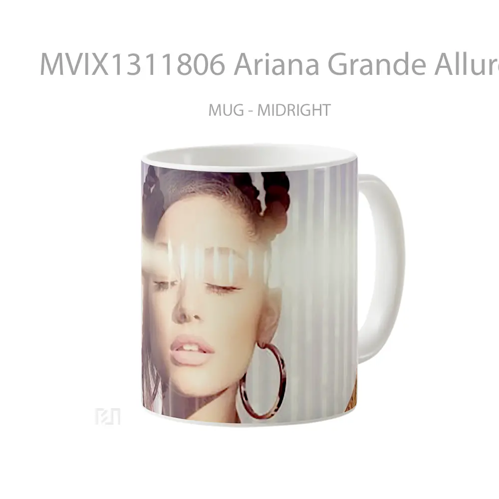 Mug Ariana Grande Allure Magazine Gelas Selebriti - All-side / Desain