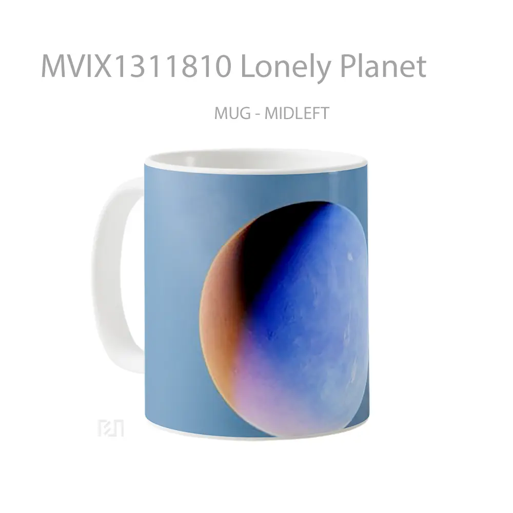 Mug Lonely Planet Gelas Astronomi - All-side / Desain