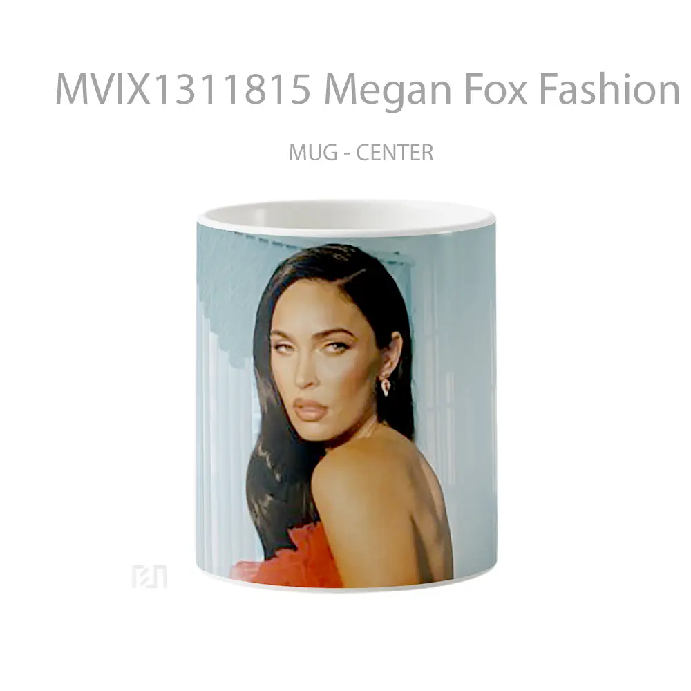Mug Megan Fox Fashion Book 2 Gelas Selebriti