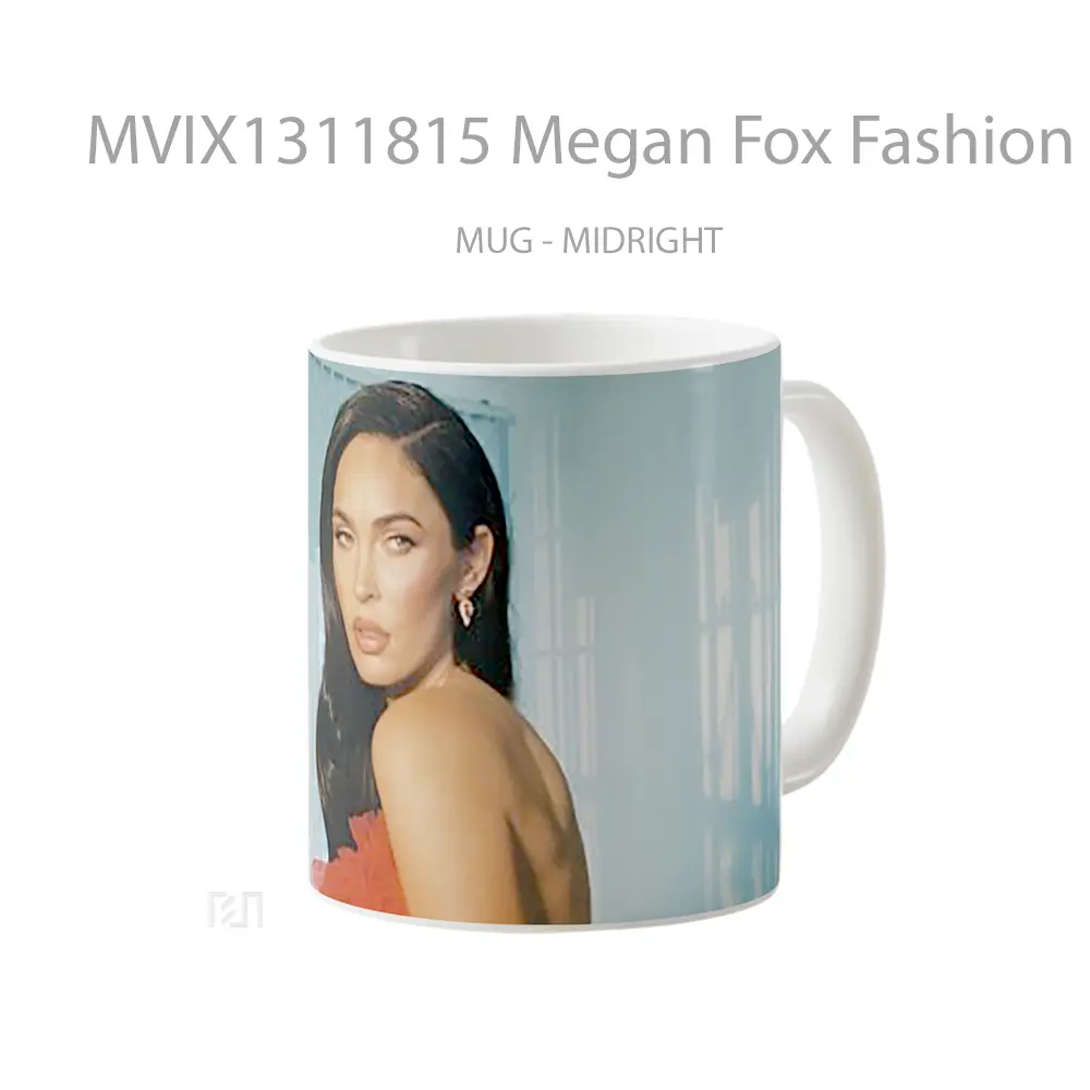 Mug Megan Fox Fashion Book 2 Gelas Selebriti - All-side / Desain