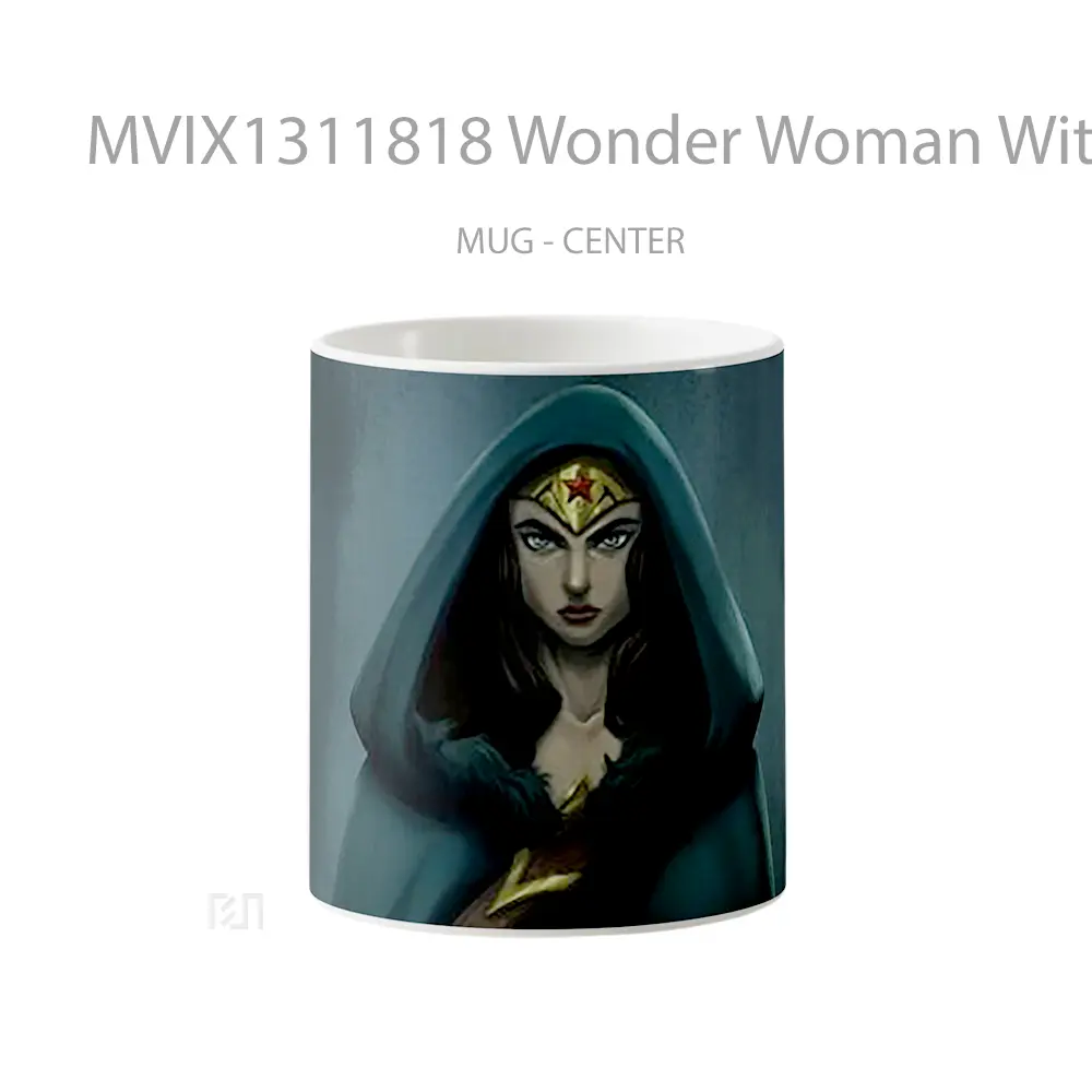 Mug Wonder Woman With Hood Gelas Superhero