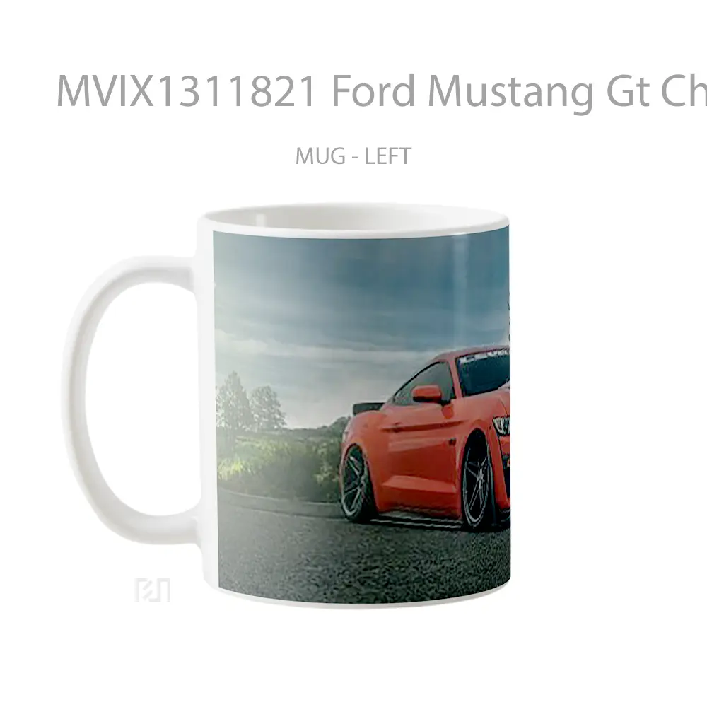 Mug Ford Mustang Gt Chicali Cangkir Mobil - All-side / Desain