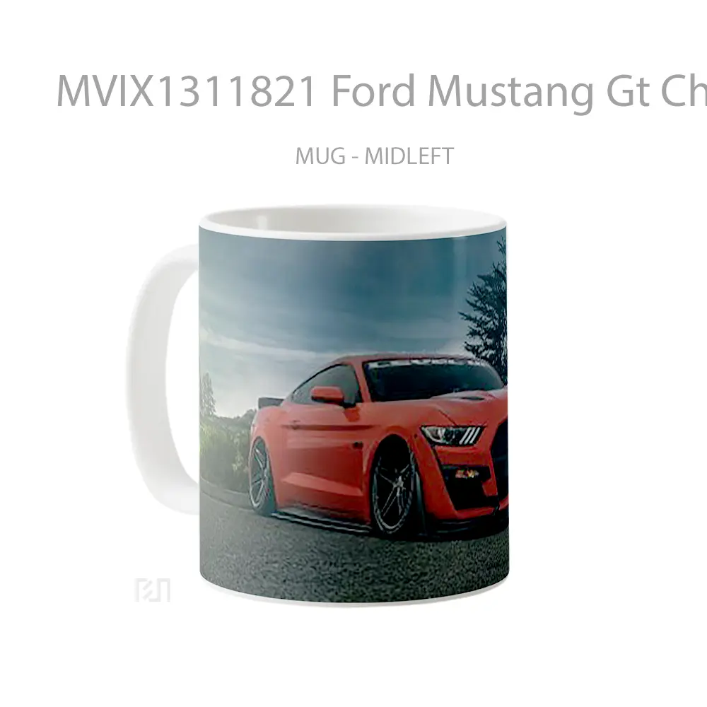 Mug Ford Mustang Gt Chicali Cangkir Mobil - All-side / Desain