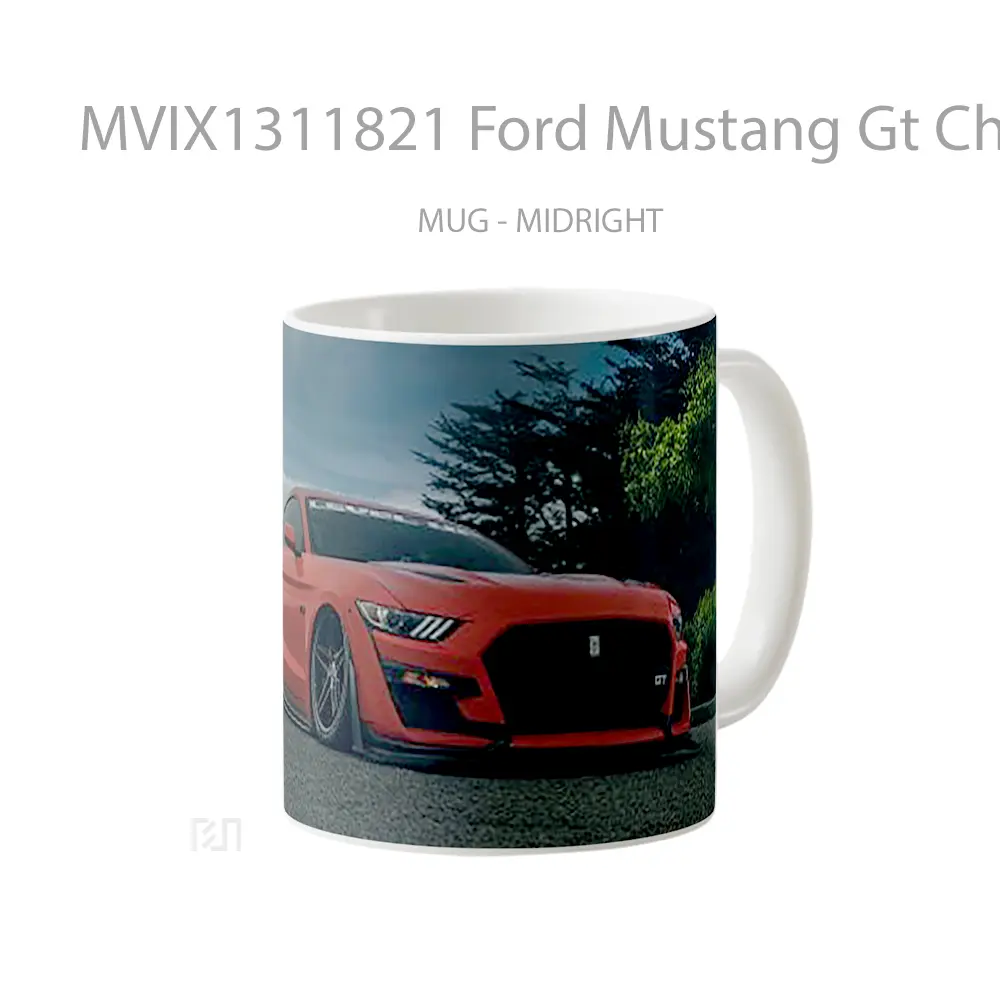 Mug Ford Mustang Gt Chicali Cangkir Mobil - All-side / Desain