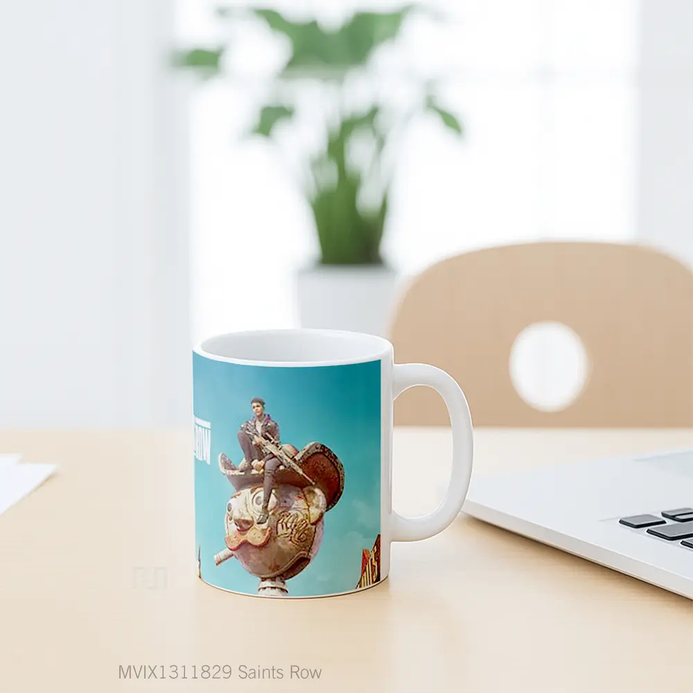 Mug Saints Row Gelas Keramik Unik - All-side / Desain