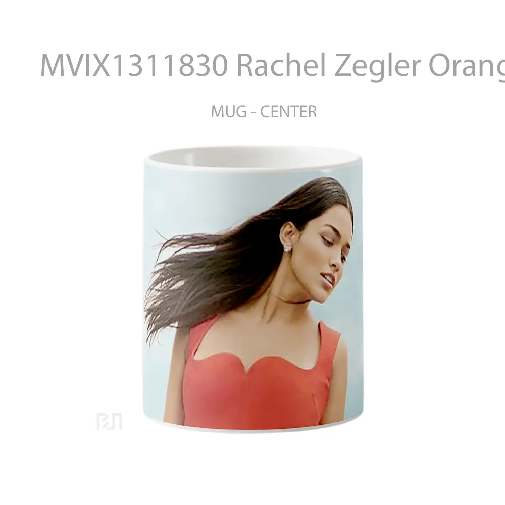 Mug Rachel Zegler Orange Dress Gelas Keramik Unik