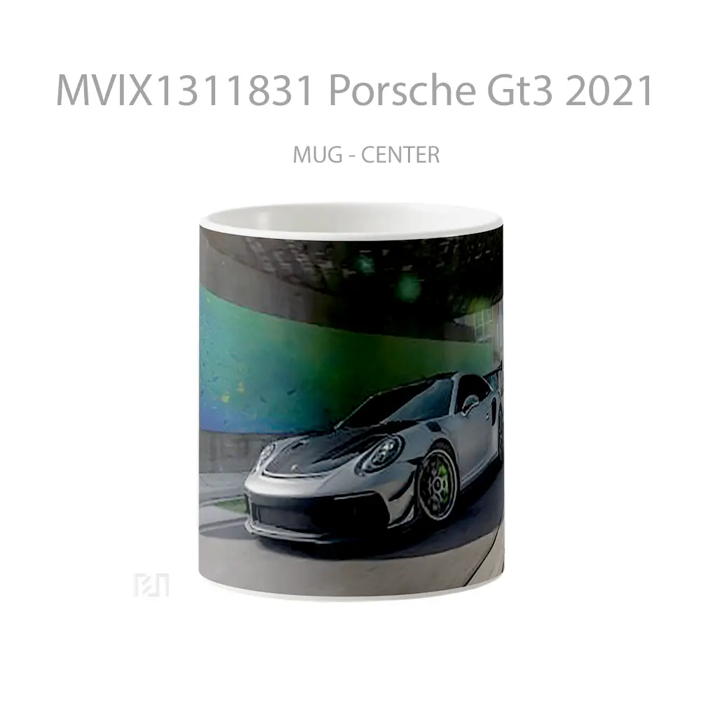 Mug Porsche Gt3 2021 Cangkir Mobil