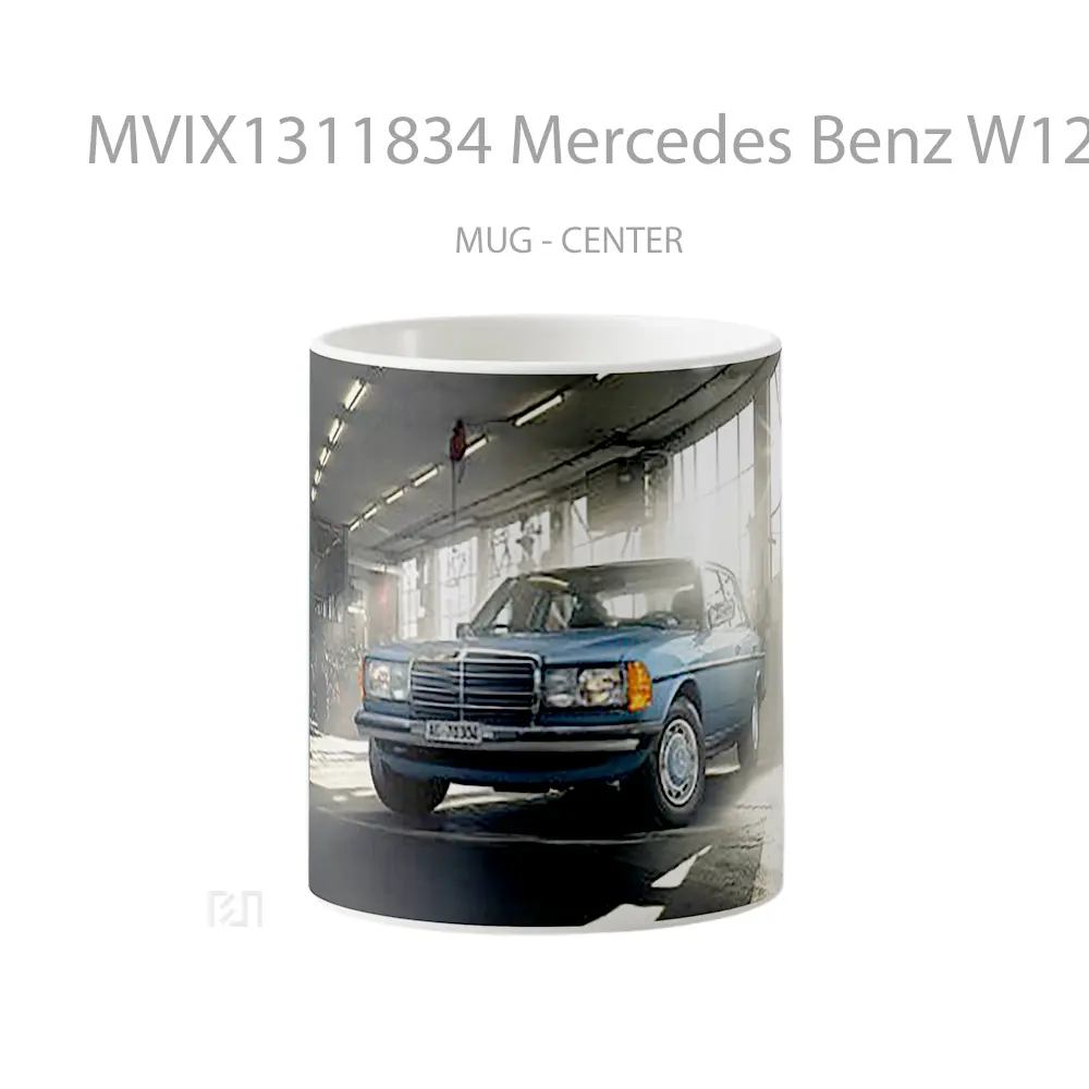 Mug Mercedes Benz W123 Classic Car Cangkir Mobil