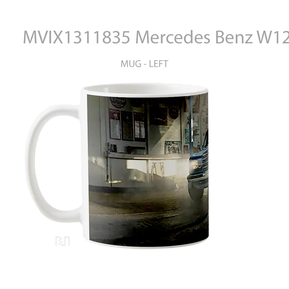 Mug Mercedes Benz W123 Cangkir Mobil - All-side / Desain