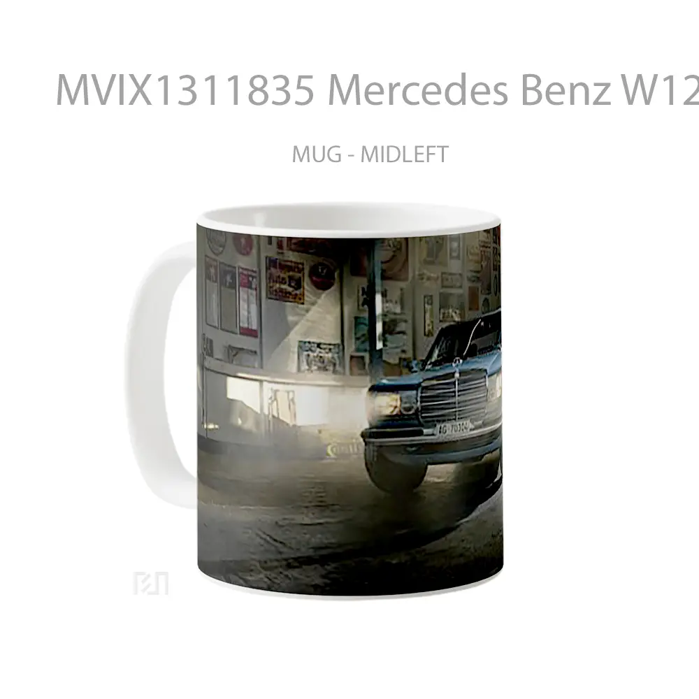 Mug Mercedes Benz W123 Cangkir Mobil - All-side / Desain