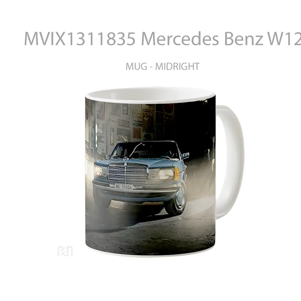 Mug Mercedes Benz W123 Cangkir Mobil - All-side / Desain