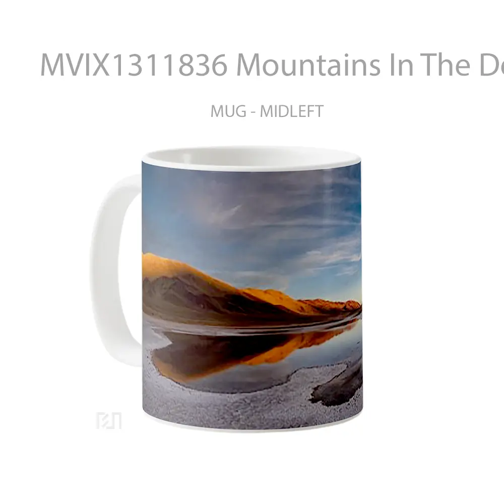Mug Mountains In The Desert Gelas Pemandangan Alam - All-side / Desain