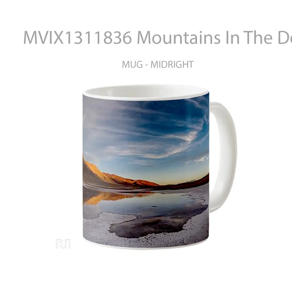 Mug Mountains In The Desert Gelas Pemandangan Alam - All-side / Desain