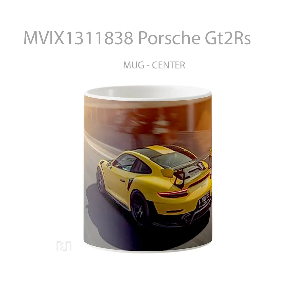 Mug Porsche Gt2Rs Cangkir Mobil