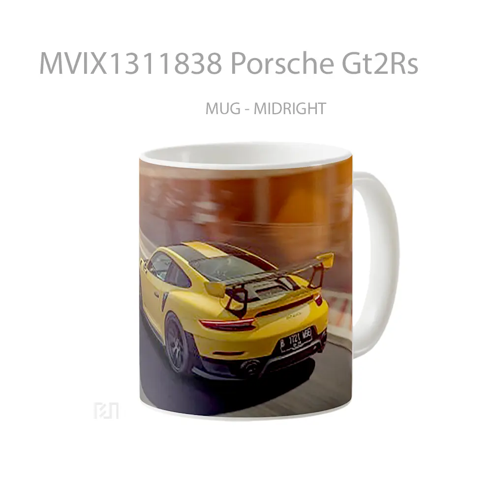 Mug Porsche Gt2Rs Cangkir Mobil - All-side / Desain