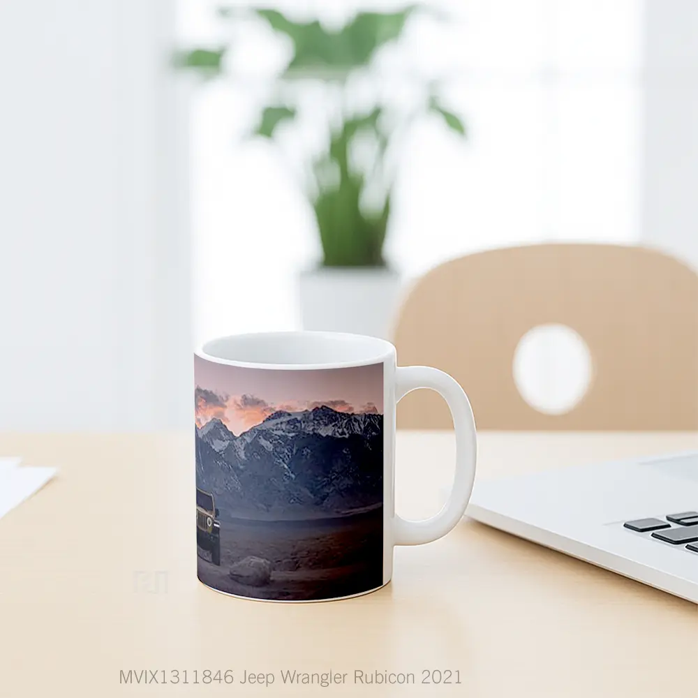 Mug Jeep Wrangler Rubicon 2021 Cangkir Mobil - All-side / Desain